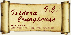 Isidora Crnoglavac vizit kartica